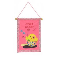 National Tree Company Pink Happy Easter Banner Wall Decor National Tree Company