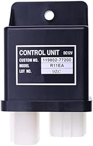 JZGRDN Safe Relay 119802-77200 11980277200 Compatible with Yanmar Control Unit Hitachi ZX-3 Excavator/R11EA DC12V Jzgrdn