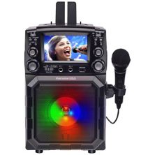 Караоке США Портативный караоке-плеер CDG / MP3G Bluetooth с 4,3 & # 34; Цветной TFT-экран и функция записи Karaoke USA
