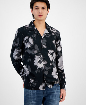 Мужская Рубашка с Цветочным Узором I.N.C. International Concepts I.N.C. International Concepts