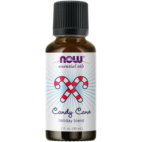 NOW Essential Oils Candy Cane Holiday Blend — 1 жидкая унция NOW Foods