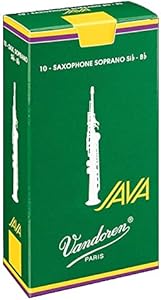 Vandoren SR302 Soprano Sax JAVA Reeds Strength 2; Box of 10 Vandoren