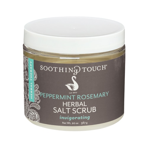 Травяной солевой скраб Soothing Touch с мятой и розмарином -- 20 унций Soothing Touch