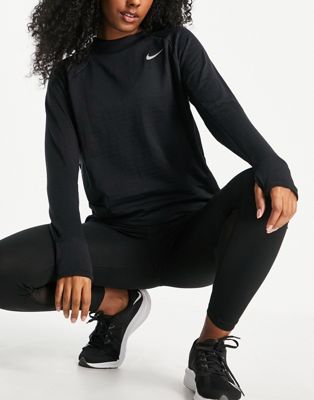 Черный свитшот Nike Running Nike Running