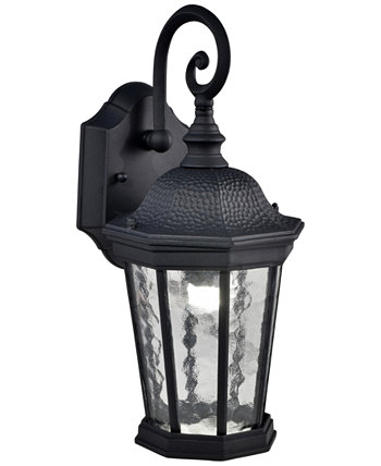 Туманный черный металлический настенный светильник Dale Tiffany