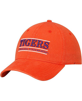 Мужская неструктурированная регулируемая шляпа Orange Clemson Tigers Classic Bar Game
