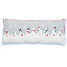 Tempo Home Christmas Snowmen Большая декоративная подушка для поясницы Tempo Home