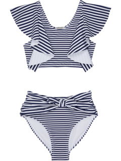 Malibu Stripe Two-Piece Swimwear (Big Kids) Habitual Kids