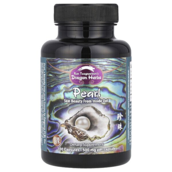 Pearl, 500 mg, 100 Capsules (Капсулы) Dragon Herbs