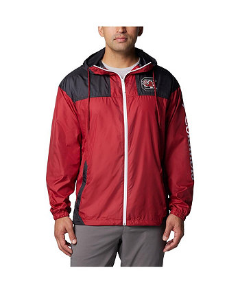 Men's Garnet South Carolina Gamecocks Flash Challenger II Omni-Shade Full-Zip Hoodie Windbreaker Jacket Columbia