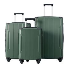 20&#34;24&#34;28&#34; 3 Pcs Hardshell Lightweight Luggage Set With Tsa Lock Abrihome