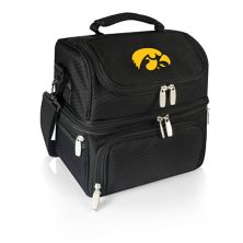 Picnic Time Iowa Hawkeyes 7-Piece Insulated Cooler Lunch Tote Set Picnic Time