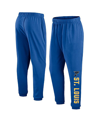Мужские синие флисовые спортивные штаны St. Louis Blues Chop Block Fanatics