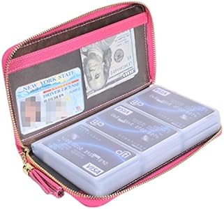 Кардхолдер Easyoulife Credit Card Holder Wallet Womens Zipper Leather Case Purse RFID Blocking Easyoulife