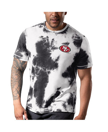 Мужская черная футболка San Francisco 49ers Freestyle Tie Dye MSX by Michael Strahan