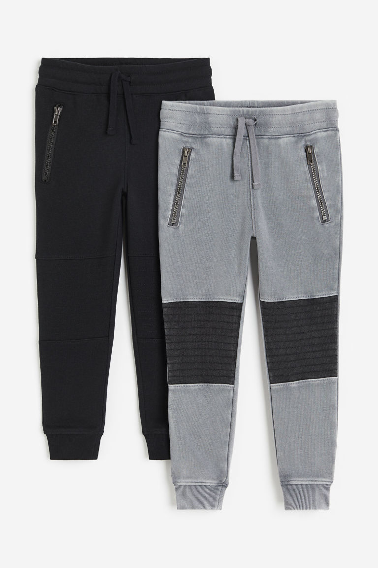 Комплект из двух байкерских спортивных штанов H&M