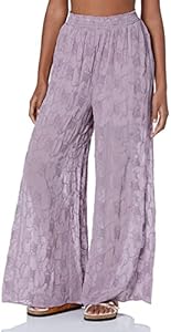 GUESS Women's Dexie Embroidered Palazzo Pants GUESS