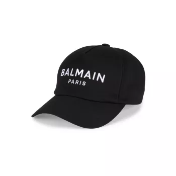 Бейсбольная кепка с вышитым логотипом Balmain