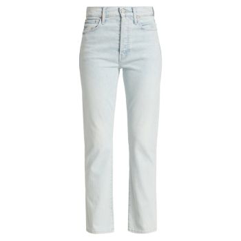 Hiker Hover High-Rise Stretch Straight Jeans MOTHER