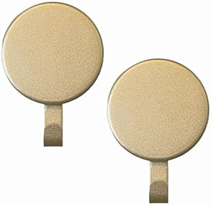 Haute Decor Attract Magnetic Wreath Hanger (Antique Brass) - Set of 2 Magnets - for 2 Metal Doors/Surfaces or 1 Single-Pane Glass Door/Window - Holds up to 10 lbs. Haute Decor