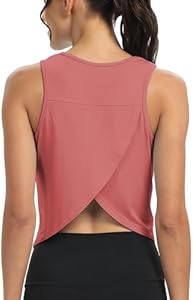 Женская Майка Mippo Cropped Open Back Sleeveless Tank Tops Mippo