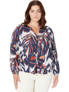 Plus Size Seaside Shade Shirt Nic+Zoe