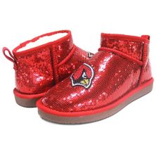 Women's Cuce  Red Arizona Cardinals Sequin Ankle Boots Cuce