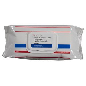 Cardinal Health Wings Personal Cleansing Wipe 8.6 X 11.8 Inch 5399S, 8 Pack 768 Wipes Cardinal Health