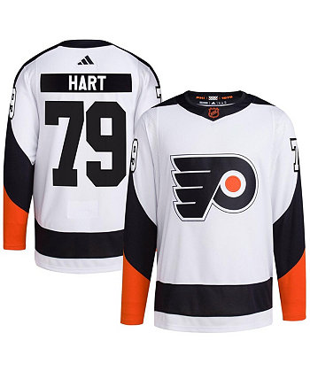 Мужская футболка Carter Hart White Philadelphia Flyers Reverse Retro 2.0 Authentic Player Jersey Adidas