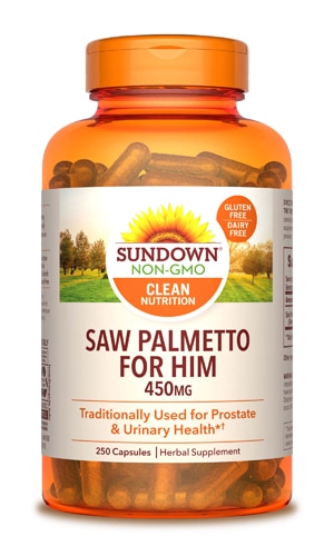 Sundown Naturals Saw Palmetto VALUE SIZE -- 450 мг -- 250 капсул Sundown Naturals