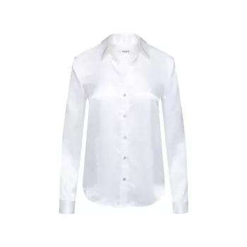 Шелковая атласная блуза Tyler L'AGENCE