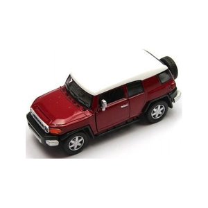 5" Kinsmart Toyota FJ Cruiser Diecast Model Toy SUV Car 1:36 Red KiNSMART