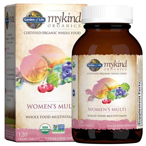 Mykind Organics Women's Multi -- 120 веганских таблеток Garden of Life