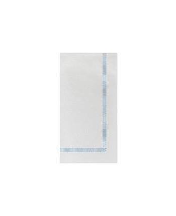Салфетки Papersoft с бахромой, светло-голубые гостевые полотенца, упаковка из 20 шт. VIETRI