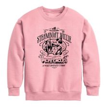 Disney 100 Girls 7-16 Steamboat Willie Graphic Sweatshirt Disney