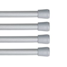 Kenney® Fast Fit™ No Tools 7/16&#34; Spring Tension Rod 4-pack Set Kenney