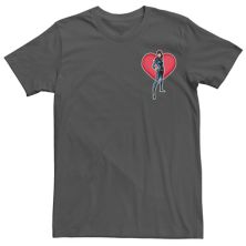 Мужская футболка с сердечком Marvel Avengers Black Widow Heart Marvel