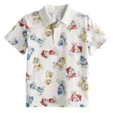 Рубашка-поло с короткими рукавами и принтом «Щенячий патруль» для малышей и малышей Paw Patrol