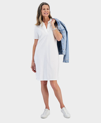Women's Cotton Polo Dress, Created for Macy's Style & Co