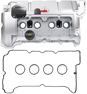 MITZONE Cylinder Head Valve Cover Compatible for 2007-2015 Mini Cooper Base R55-R61 non-S N16/N12 1.6L Replace 11127646554 Mitzone