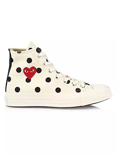 Унисекс кроссовки CdG PLAY x Converse Chuck Taylor All Star в горошек Converse