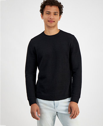 Мужская футболка обычного кроя с длинными рукавами в рубчик, созданная для Macy's And Now This