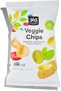 365 by Whole Foods Market, Original Veggie Chips, 6 Ounce 365 by Whole Foods Market