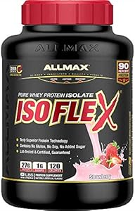 Изолят сывороточного белка ISOFLEX, 27г белка, вкус шоколадного арахиса ALLMAX Nutrition