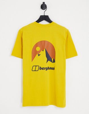 Горчичная футболка Berghaus Mont Blanc Mountain Berghaus