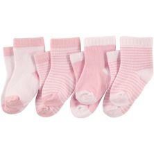 Комплект носков для девочки Luvable Friends, светло-розовый, белый Luvable Friends