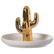 Uniquewise Cactus Tree Jewelry Holder with Decorative Trinket Dish Organizer Uniquewise