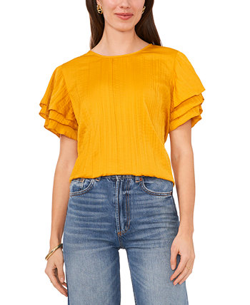 Women's Tiered-Short-Sleeve Top Vince Camuto