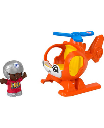 Набор игрушек-вертолетов Little People и фигурок пилотов для малышей, 2 предмета Fisher-Price