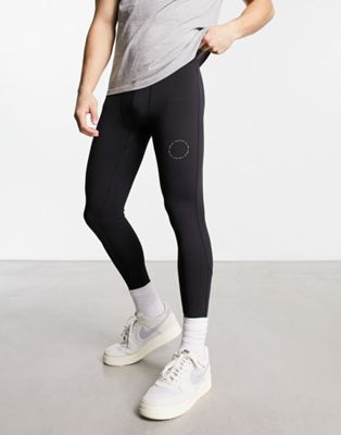 A Better Life Exists Active compression leggings in black Able Active